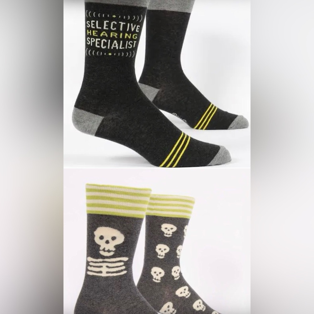 2 Blue Q brand crew socks